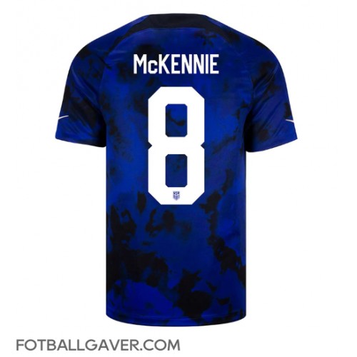 forente stater Weston McKennie #8 Fotballklær Bortedrakt VM 2022 Kortermet